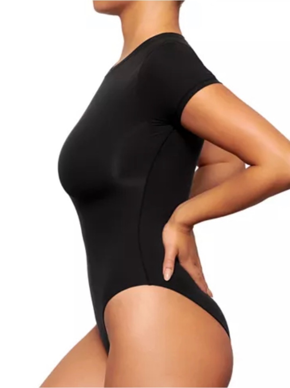 SKIMS Fits Everybody T-Shirt Bodysuit | Onyx |L | NWT